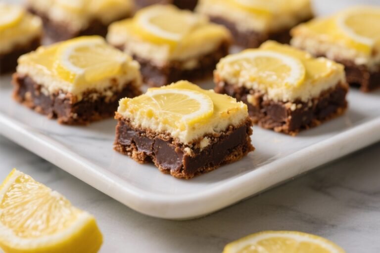 Lemon Brownie Bars (Tangy + Sweet!): The Zesty Dessert That Solves Every Craving in One Bite