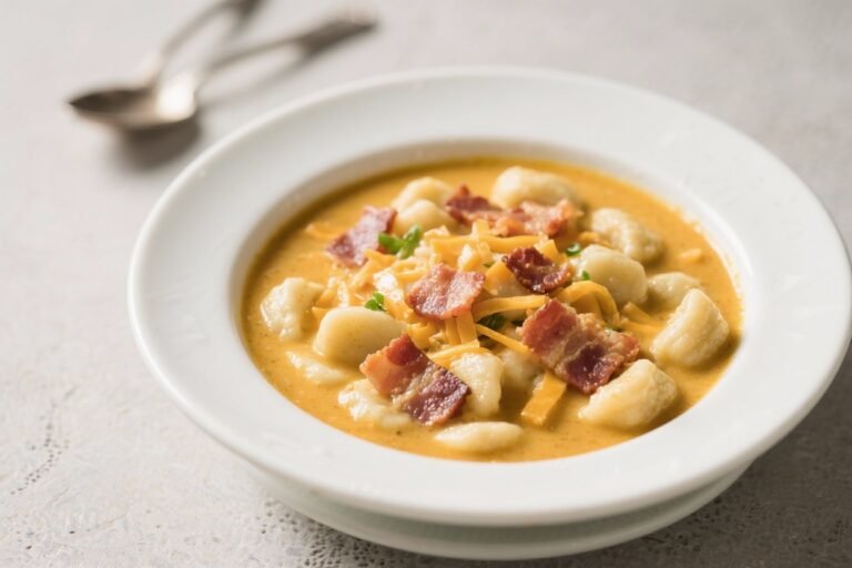 Bacon Cheddar Gnocchi Soup: The Comfort Bowl That Makes Takeout Look Lazy